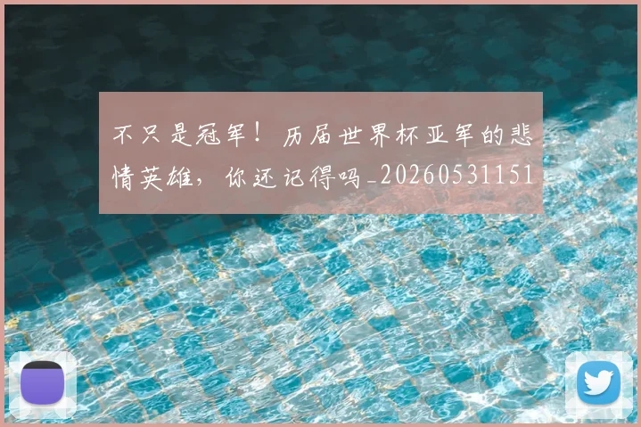 不只是冠军！历届世界杯亚军的悲情英雄，你还记得吗_20260531151214_20260702174449